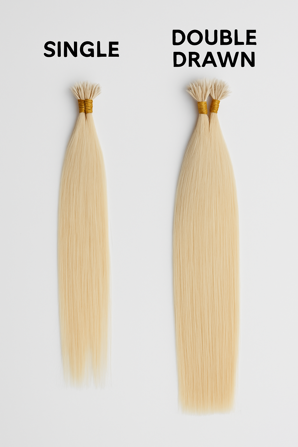 Double Drawn Hair Extensions: What Makes Them Premium?