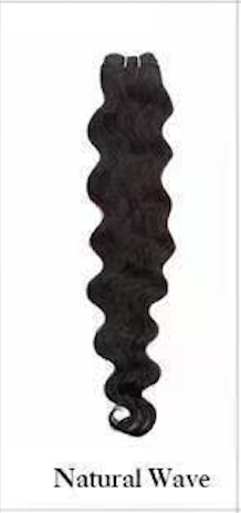 Natural Black #1B Natural Wave Weft Hair Extensions – 100% Remy Human Hair | 100g Bundle | 10’’–30’’ | Sew-In & DIY | Reusable