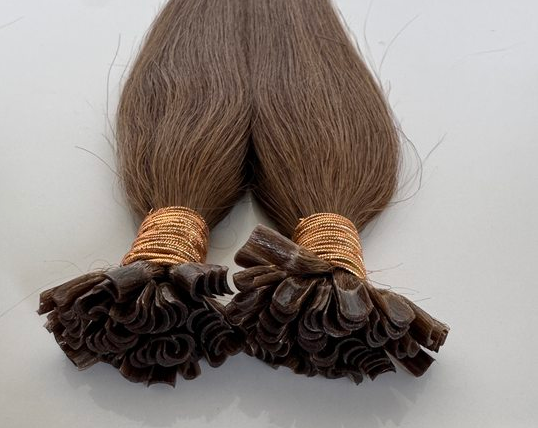 Chestnut Brown #6 Straight U Tip Fusion Hair Extensions – 100% Remy Human Hair | 100g Pack | 10''–30'' | Reusable | Ships from Canada