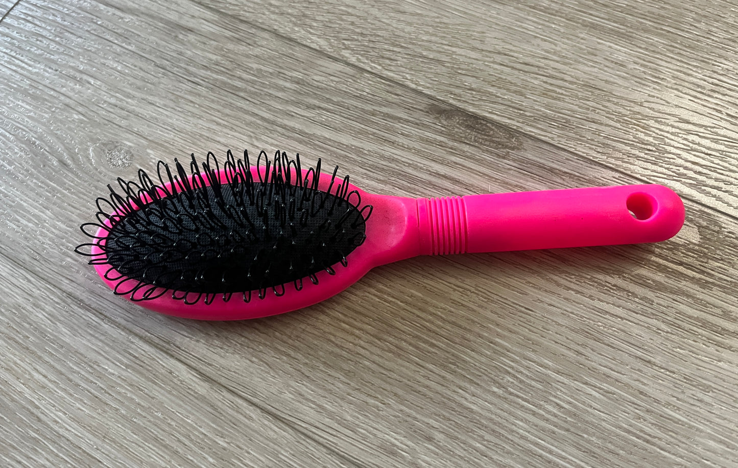 Detangling Hair Brush – Pink Handle with Flexible Bristles | Gentle on Scalp | Ideal for Wet & Dry Hair