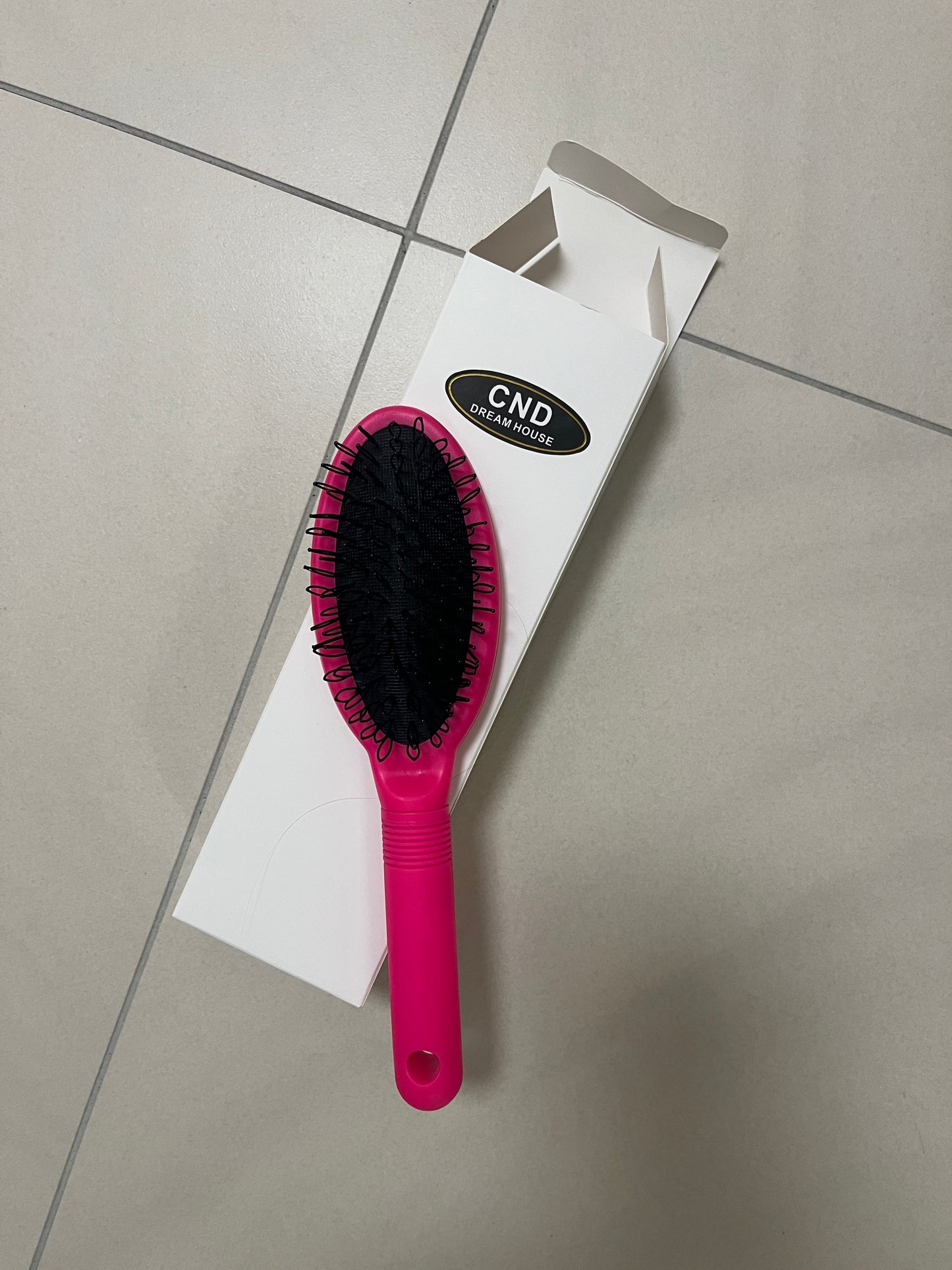 Detangling Hair Brush – Pink Handle with Flexible Bristles | Gentle on Scalp | Ideal for Wet & Dry Hair