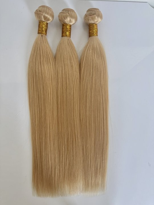 Light Auburn #28 Straight Weft Hair Extensions – 100% Remy Human Hair | 100g Pack | 10''–30'' | Reusable | Ships from Canada