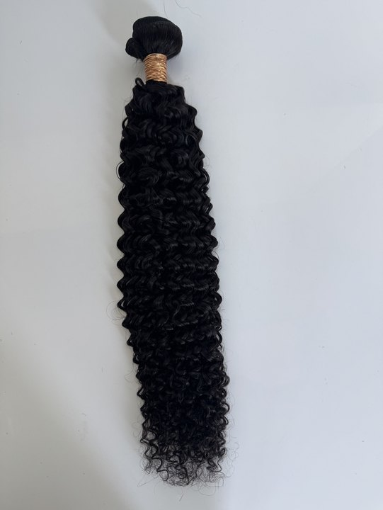 Natural Black #1B Weft Hair Extensions – Curly 2 | 100% Remy Human Hair | 100g Pack | 10''–30'' | Reusable | Ships from Canada