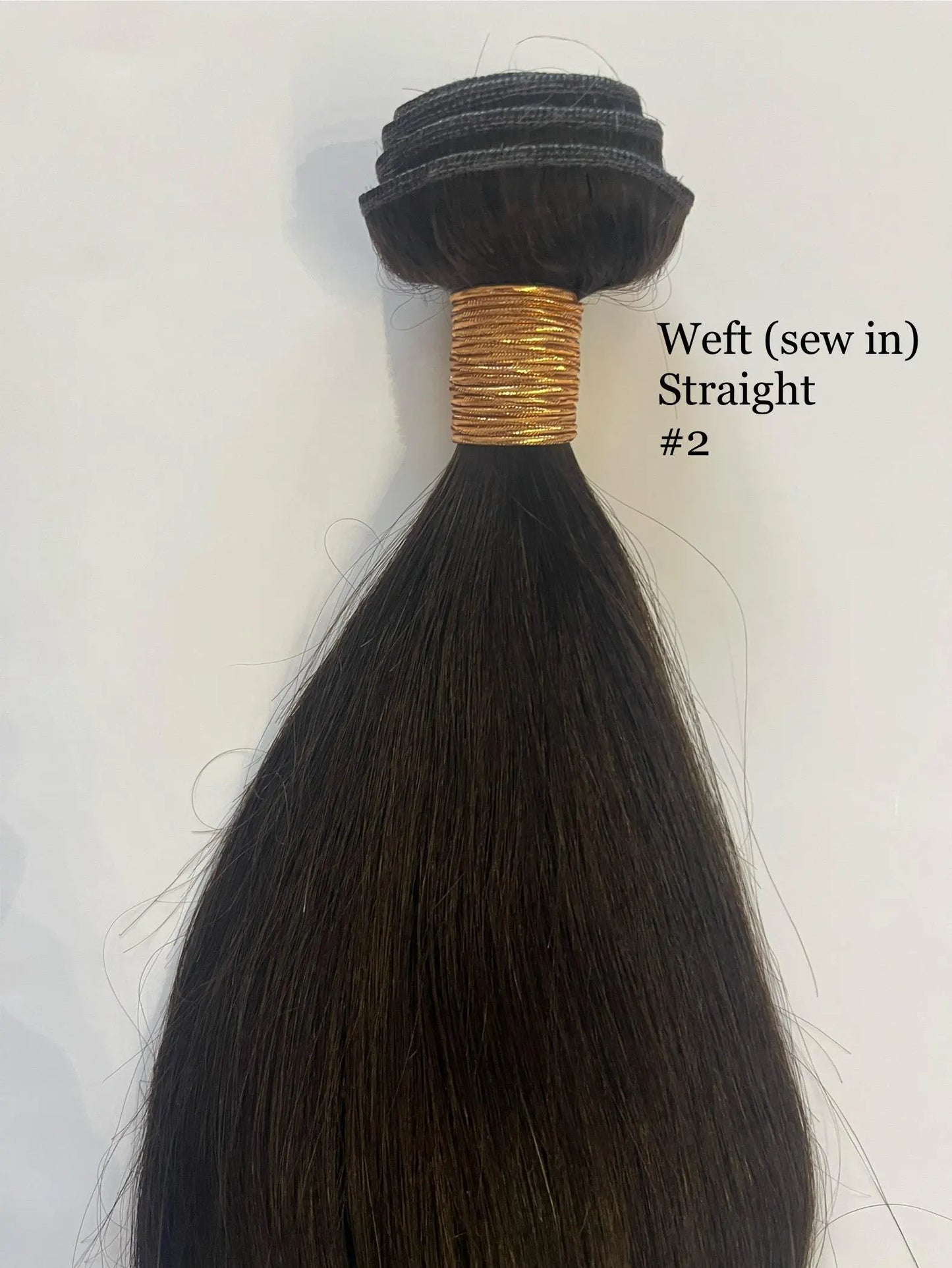 Deep Dark Brown #2 Straight Weft Hair Extensions – 100% Remy Human Hair | 100g Pack | 10''–30'' | Reusable | Ships from Canada