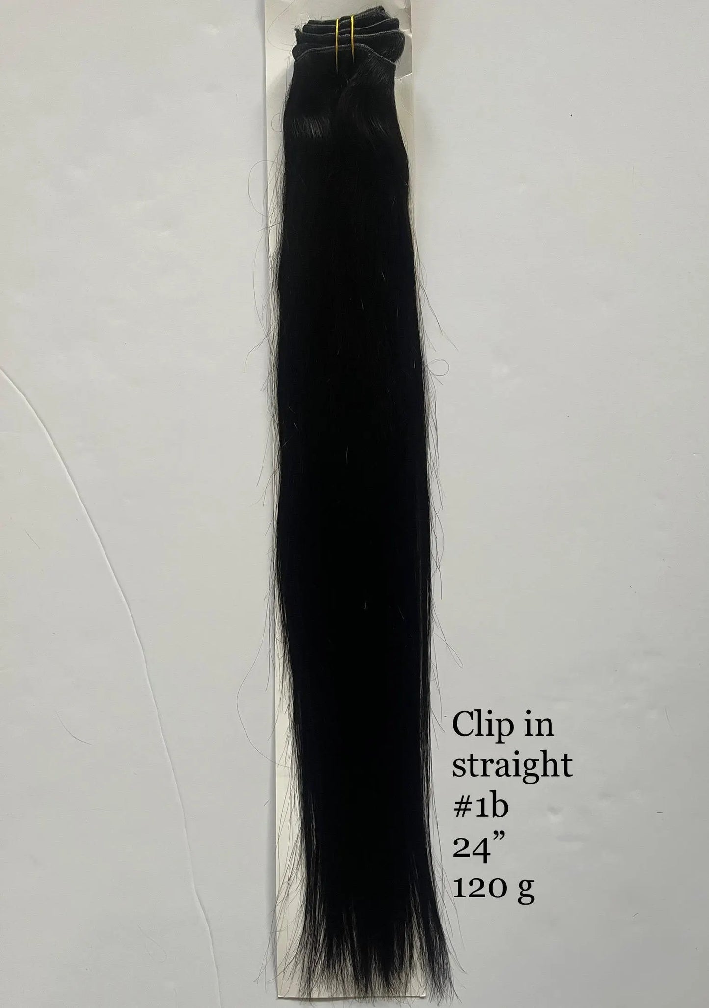 Natural Black #1B Clip-In Hair Extensions – 100% Remy Human Hair | 8pcs, 18 Clips | 100g/120g | 10’’–30’’ | Reusable