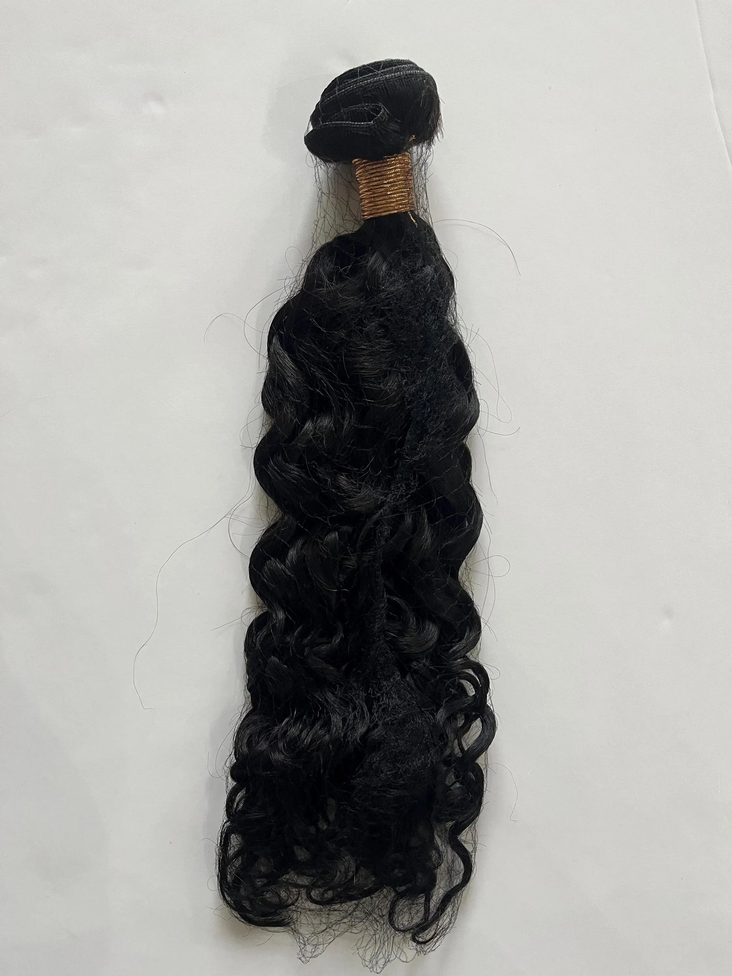 Natural Black #1B Weft Hair Extensions – Natural Curly | 100% Remy Human Hair | 100g Pack | 10''–30'' | Reusable | Ships from Canada