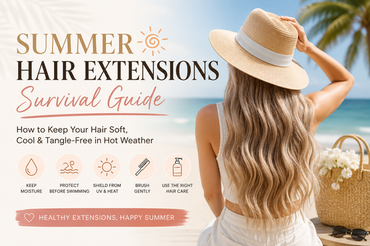 Summer Hair Extensions Survival Guide: How to Keep Your Hair Soft, Cool & Tangle-Free in Hot Weather