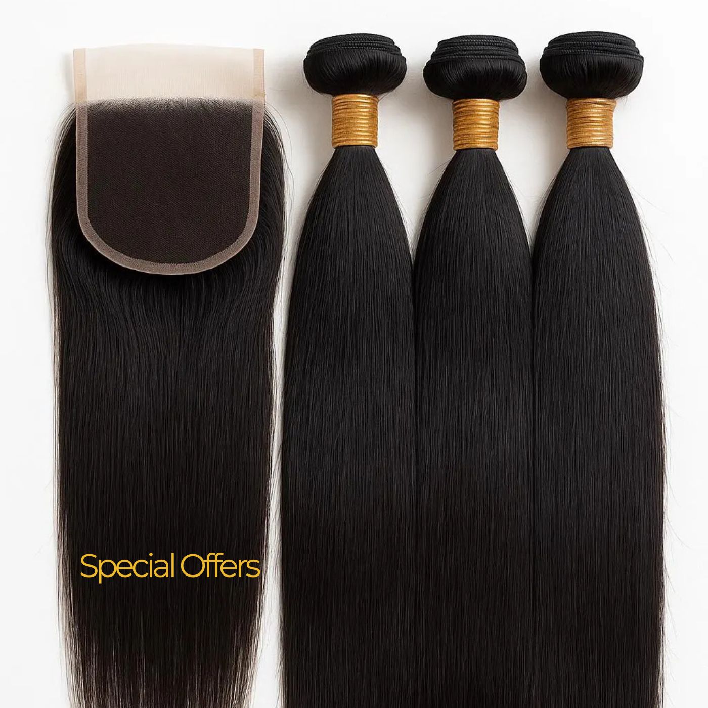 Discounted human hair extensions and limited-time special offers