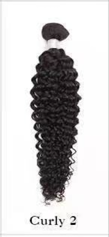 Natural Black #1B Weft Hair Extensions – Curly 2 | 100% Remy Human Hair | 100g Pack | 10''–30'' | Reusable | Ships from Canada
