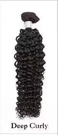 Natural Black #1B Weft Hair Extensions – Deep Curly | 100% Remy Human Hair | 100g Pack | 10''–30'' | Reusable | Ships from Canada