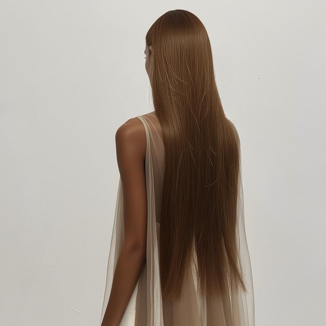 Medium Brown #10 Straight U Tip Fusion Hair Extensions – 100% Remy Human Hair | 100g Pack | 10''–30'' | Reusable | Ships from Canada