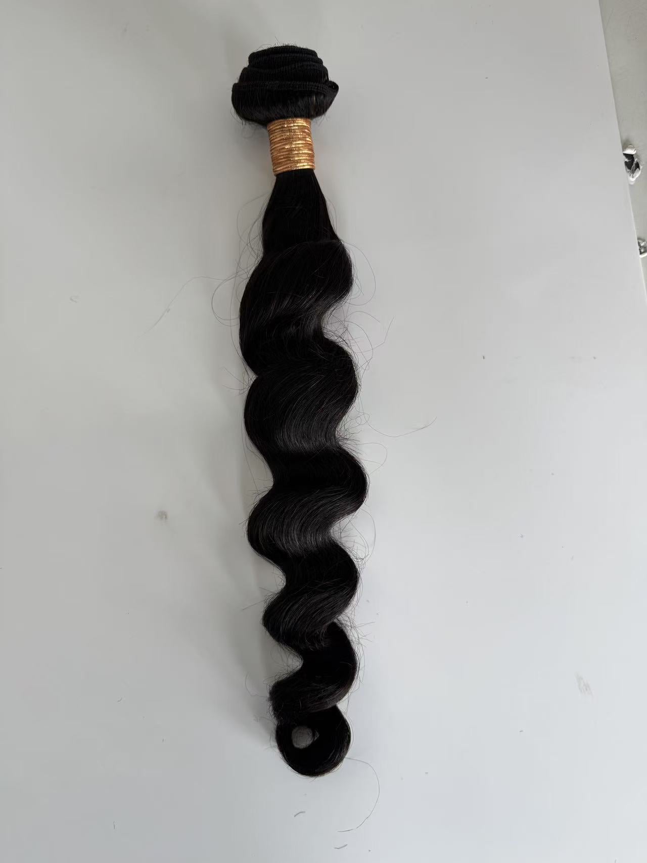 Natural Black #1B Weft Hair Extensions – Natural Wave | 100% Remy Human Hair | 100g Pack | 10''–30'' | Reusable | Ships from Canada