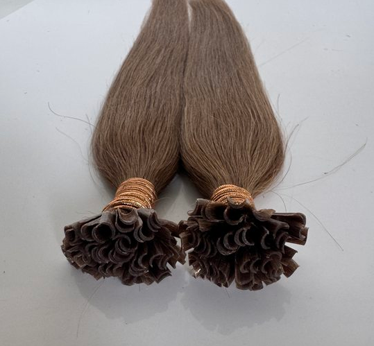 Medium Brown #10 Straight U Tip Fusion Hair Extensions – 100% Remy Human Hair | 100g Pack | 10''–30'' | Reusable | Ships from Canada