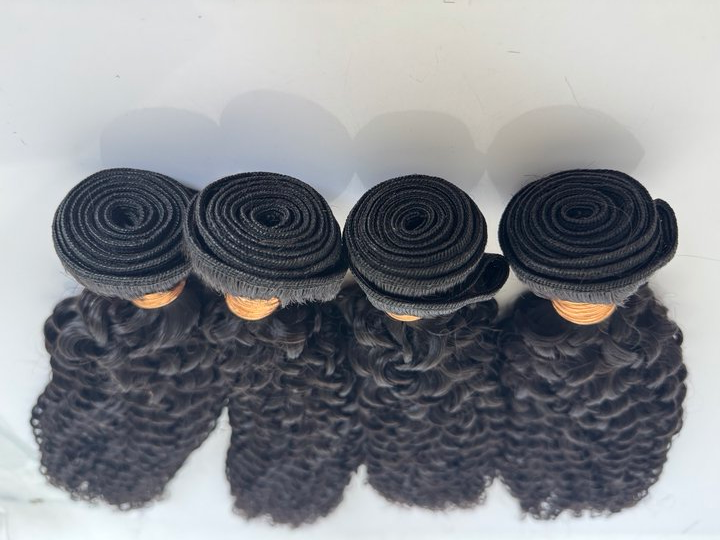 Natural Black #1B Weft Hair Extensions – Deep Curly | 100% Remy Human Hair | 100g Pack | 10''–30'' | Reusable | Ships from Canada