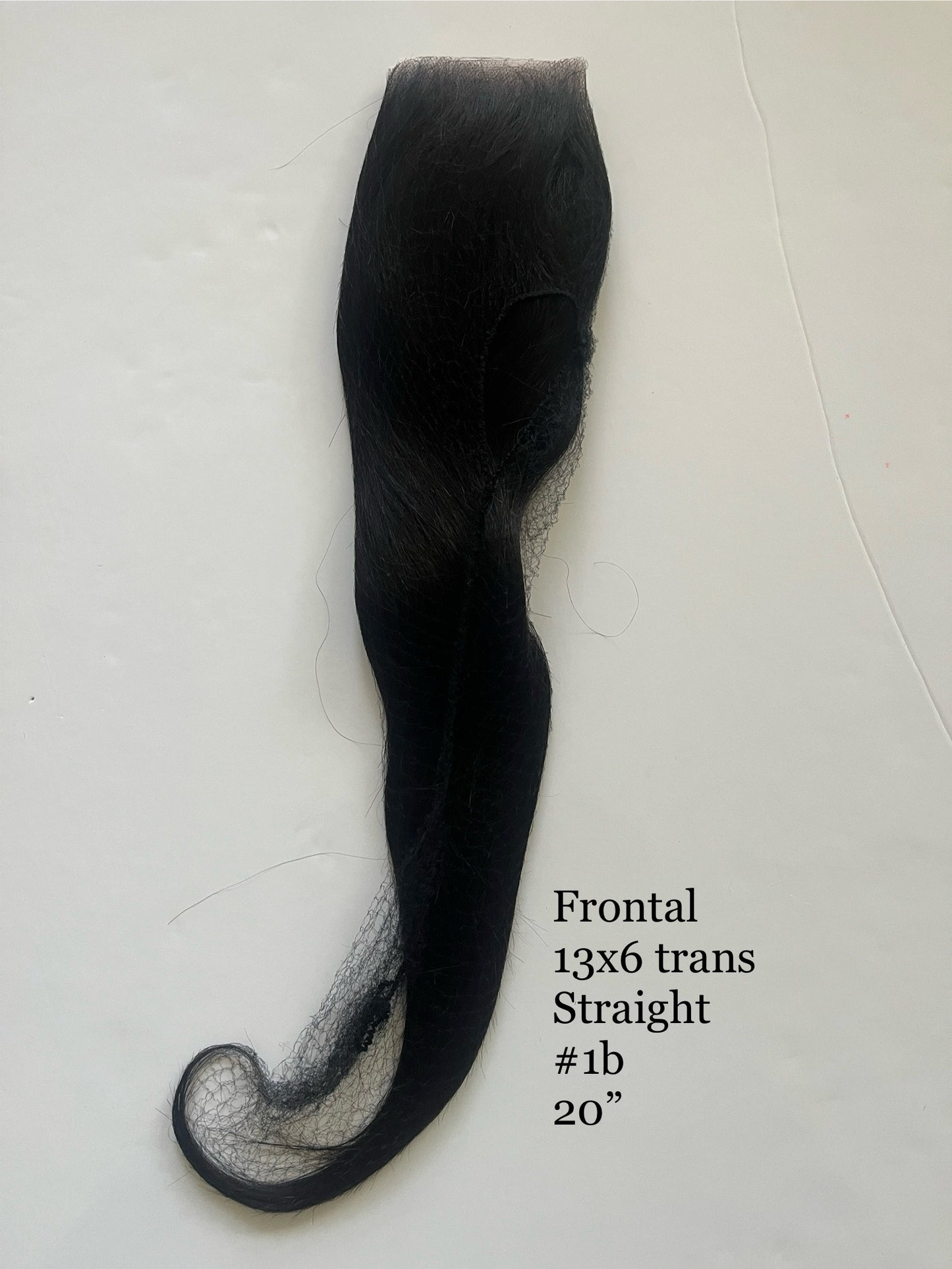 Natural Black #1B Straight Lace Frontal – 13x4 & 13x6 Transparent Lace | 100% Remy Human Hair | 12''–22'' | Seamless Hairline | Ships from Canada