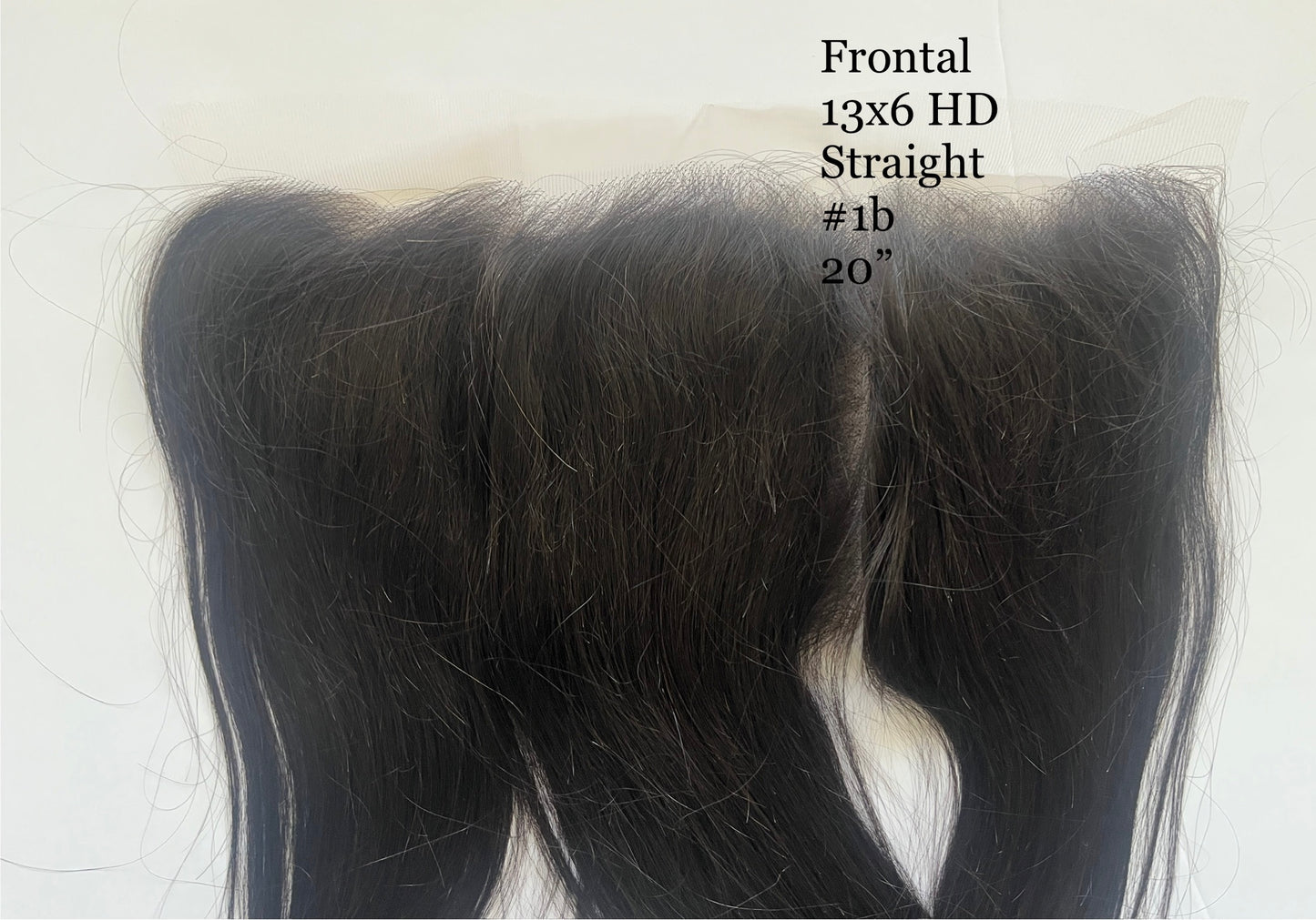 Natural Black #1B Straight Lace Frontal – 13x4 & 13x6 Transparent Lace | 100% Remy Human Hair | 12''–22'' | Seamless Hairline | Ships from Canada
