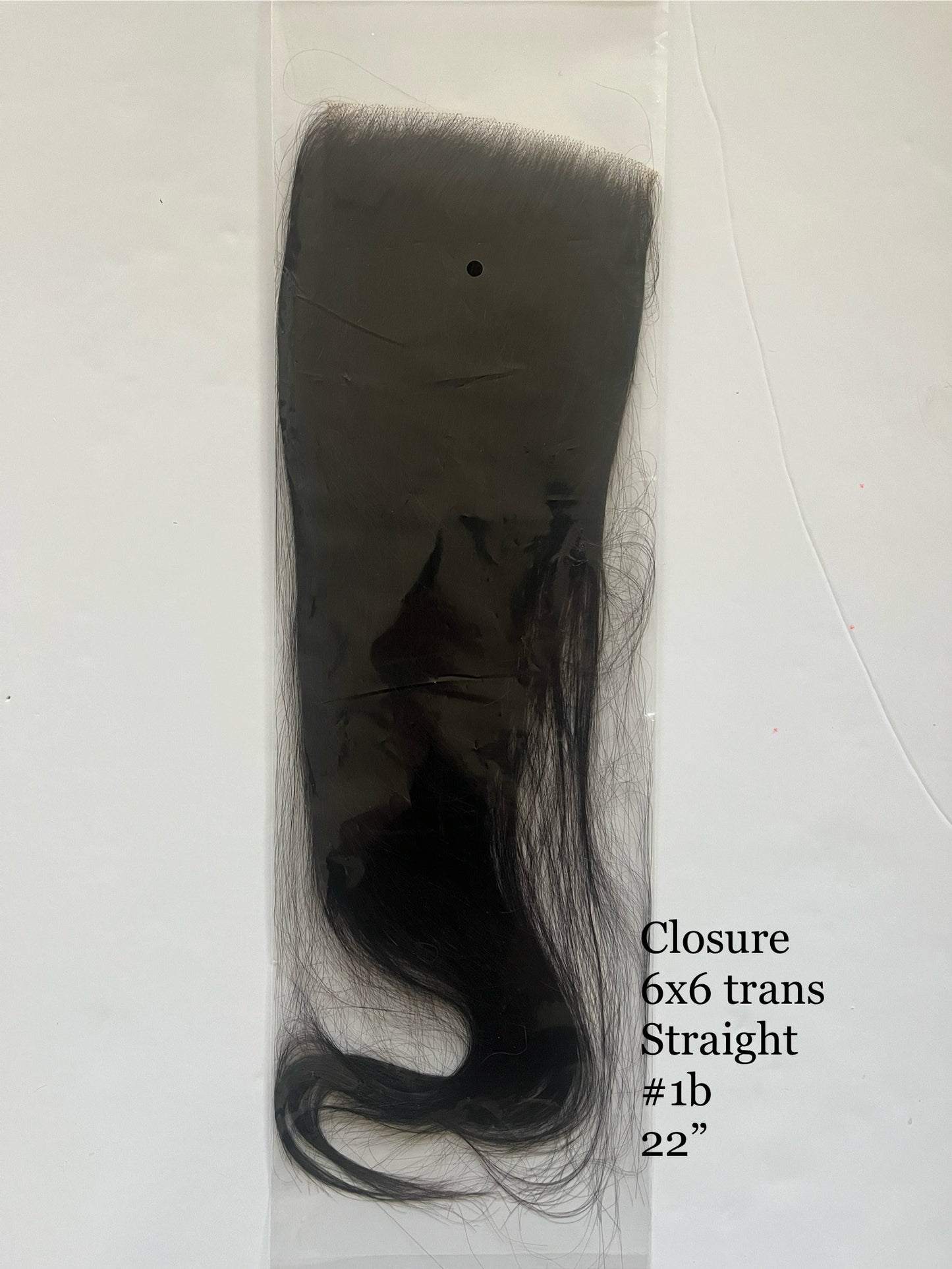 Natural Black #1B Straight Lace Closure – 4x4 | 5x5 | 6x6 Transparent Lace | 100% Remy Human Hair | 10''–30'' | Freestyle Parting | Ships from Canada