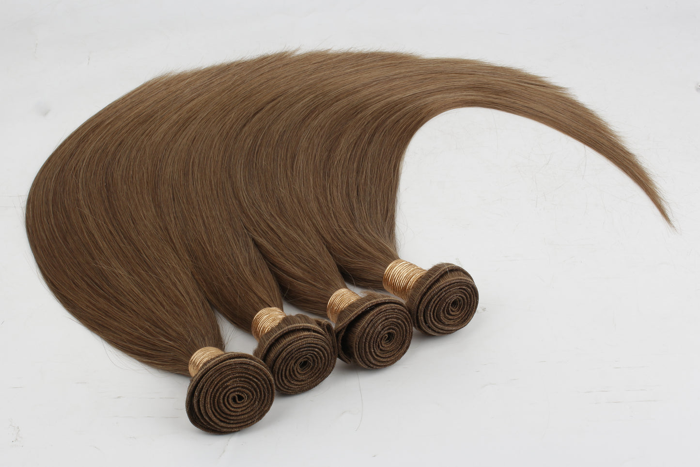 Chestnut Brown #6 Straight Weft Hair Extensions – 100% Remy Human Hair | 100g Bundle | 10’’–30’’ | Sew-In & DIY | Reusable