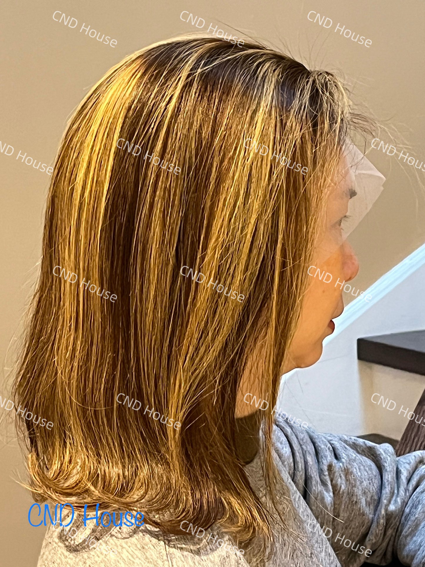 13x4 Transparent Lace Front Bob Wig – #4/#27 Highlight | 100% Human Hair