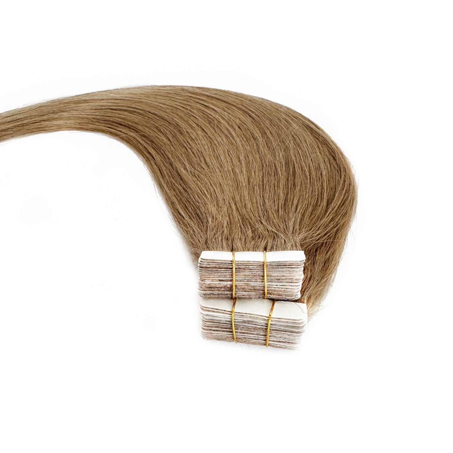 Honey Blonde #27 Tape-In Hair Extensions – 100% Remy Human Hair | 50g Pack | 10''–30'' | Reusable | Ships from Canada