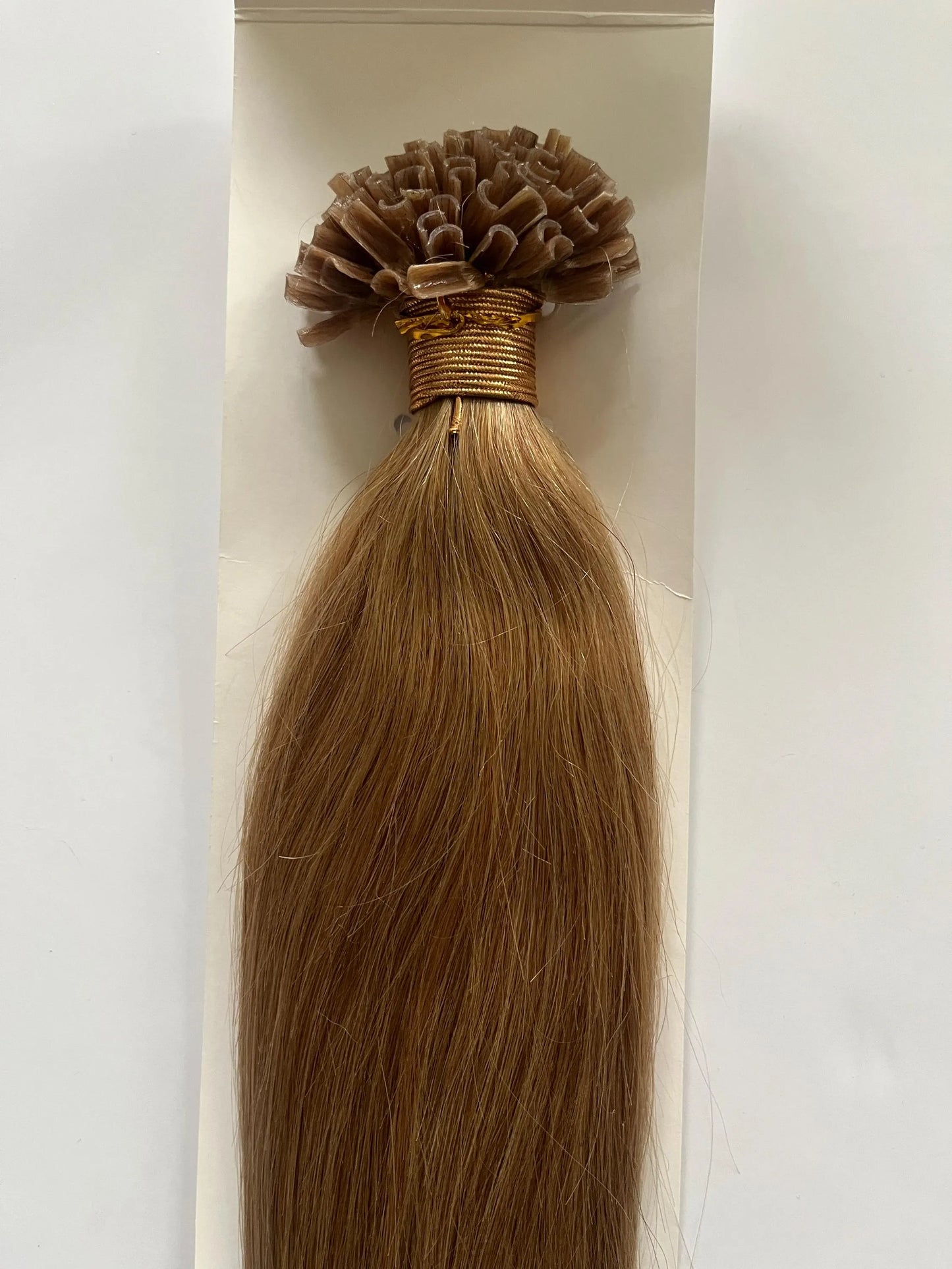 Honey Blonde #27 Straight U Tip Fusion Hair Extensions – 100% Remy Human Hair | 100g Pack | 10''–30'' | Reusable | Ships from Canada