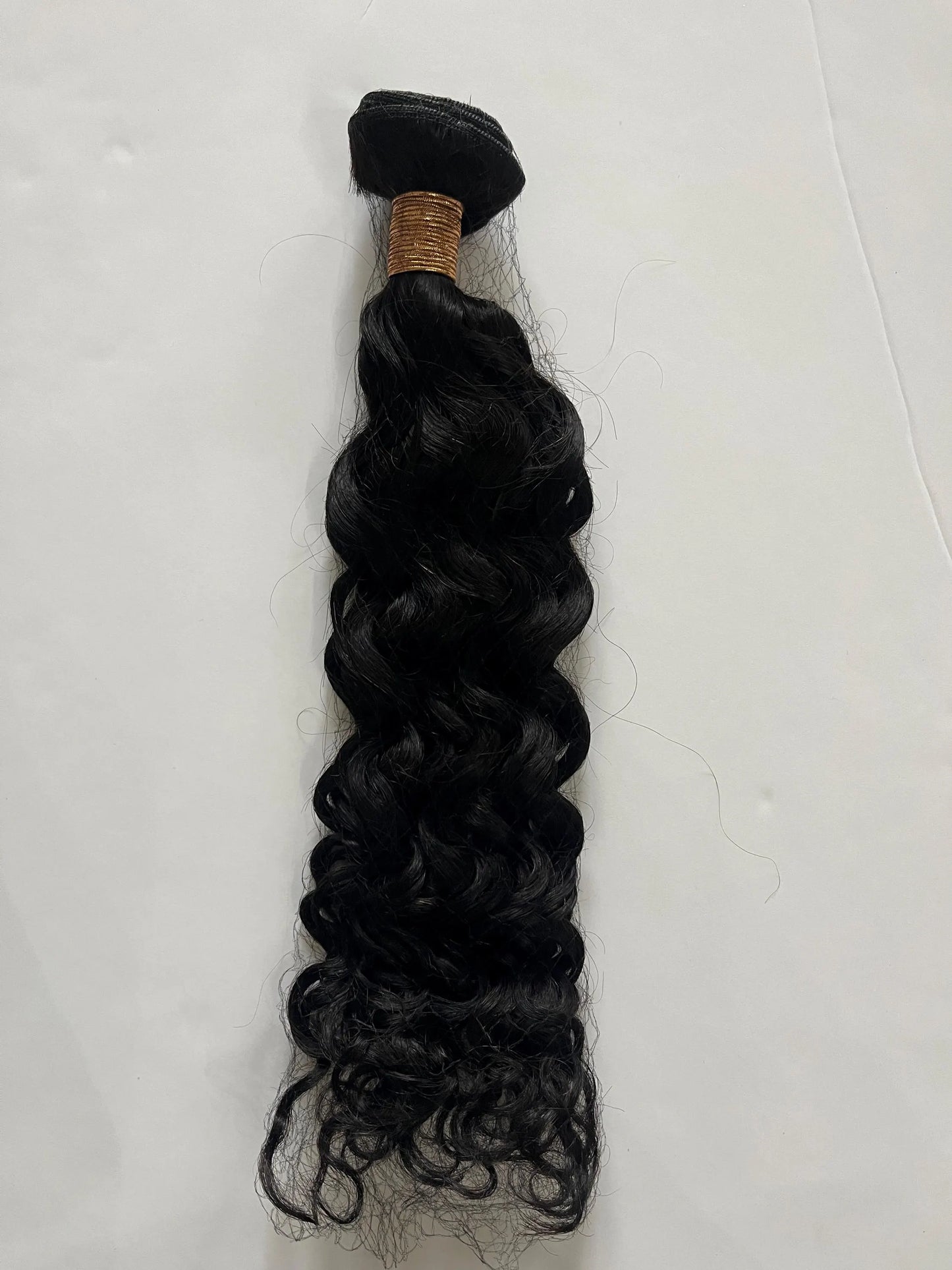 Natural Black #1B Weft Hair Extensions – Natural Curly | 100% Remy Human Hair | 100g Pack | 10''–30'' | Reusable | Ships from Canada