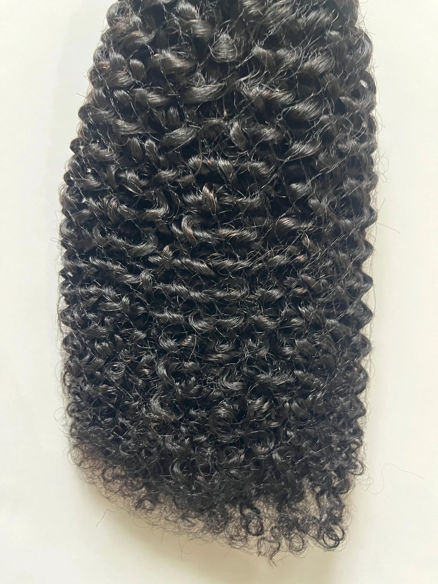 Natural Black #1B Weft Hair Extensions – Kinky Curly | 100% Remy Human Hair | 100g Pack | 10''–30'' | Reusable | Ships from Canada